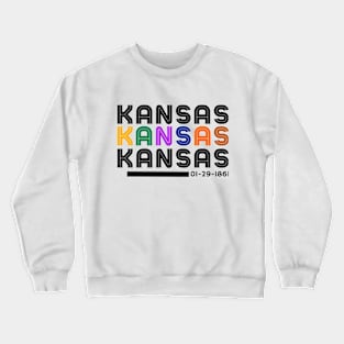 Kansas 1861 Crewneck Sweatshirt